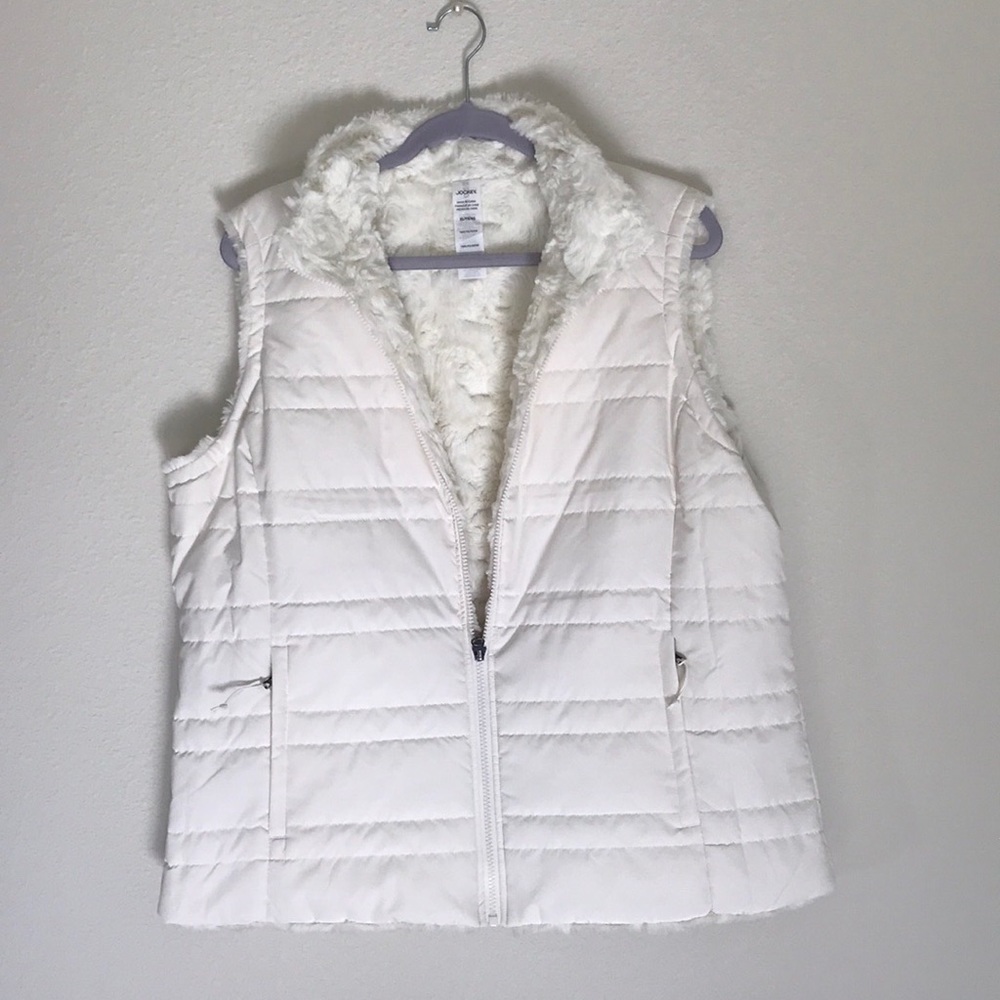 Jockey Reversible Vest (Faux Fur/Quilted)